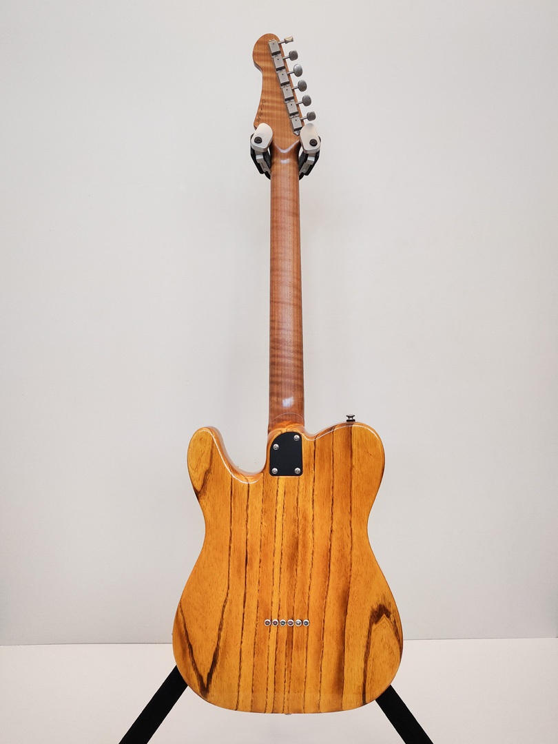 Patrick James Eggle OZ-T-SS-T-BB Electric Guitar with Swamp Ash Body and 3A Roasted Flame Maple Neck - Trans Blonde Burst