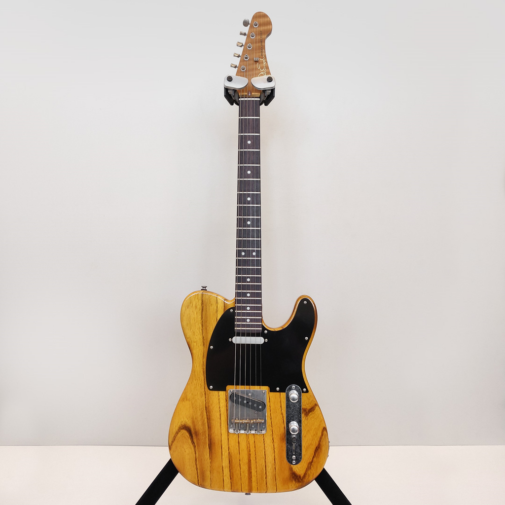 Patrick James Eggle OZ-T-SS-T-BB Electric Guitar with Swamp Ash Body and 3A Roasted Flame Maple Neck - Trans Blonde Burst
