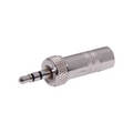 Stereo Metal Screw On Jack Plug 3.5mm