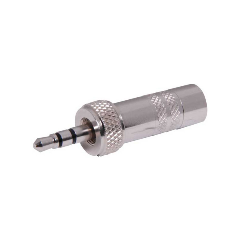 Stereo Metal Screw On Jack Plug 3.5mm