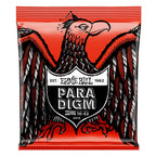 Ernie Ball E2015 electric guitar strings set with 10-52 gauge, featuring skinny top and heavy bottom for versatile playing.