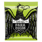 Ernie Ball Paradigm Regular Slinky electric guitar strings in their packaging, designed for versatile electric guitar playing.