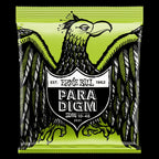 Ernie Ball Paradigm Regular Slinky electric guitar strings, set of six, with packaging, designed for durable and high-quality sound.