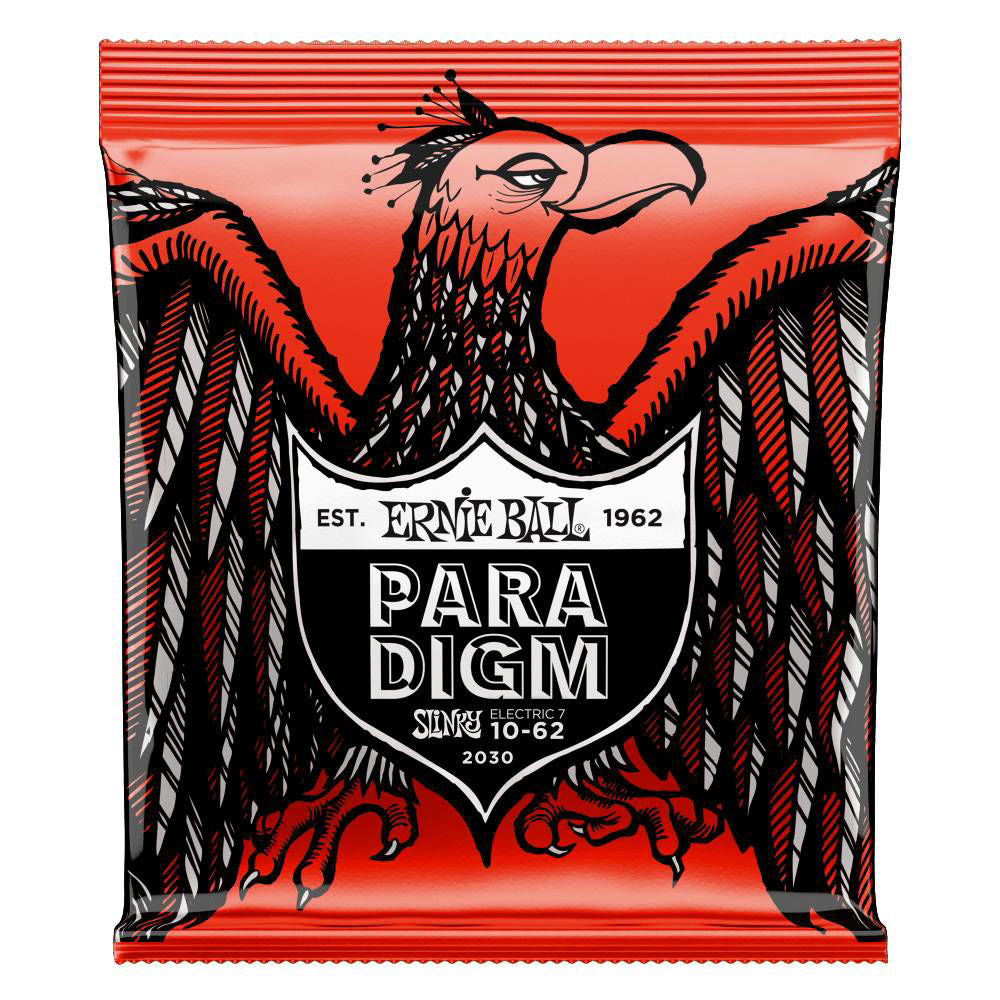 Ernie Ball 2030 10-62  Paradigm Skinny Top Heavy Bottom Slinky Paradigm 7- String Electric Guitar Strings