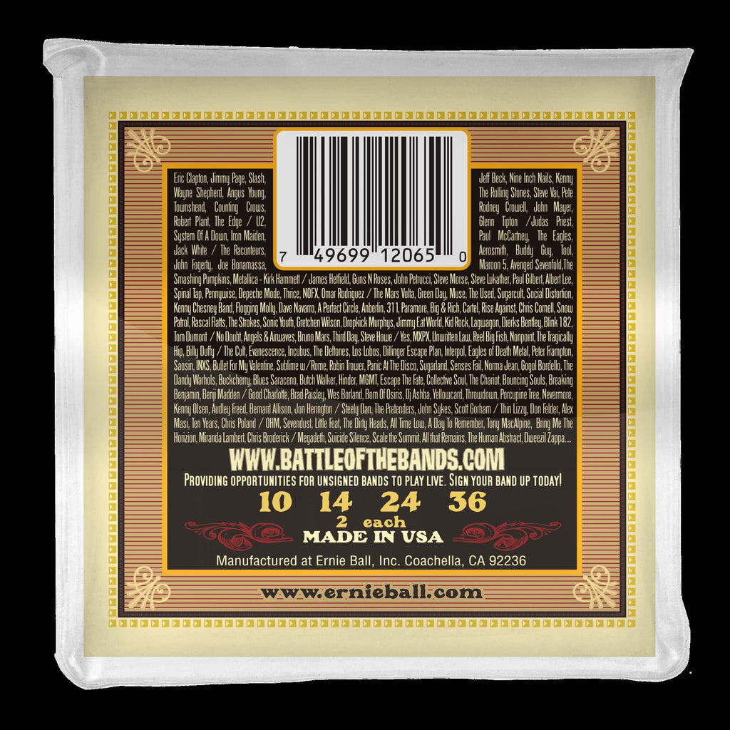 Ernie Ball 2065 Earthwood Mandolin Medium Loop End 80 20 Bronze Acoustic Guitar Strings