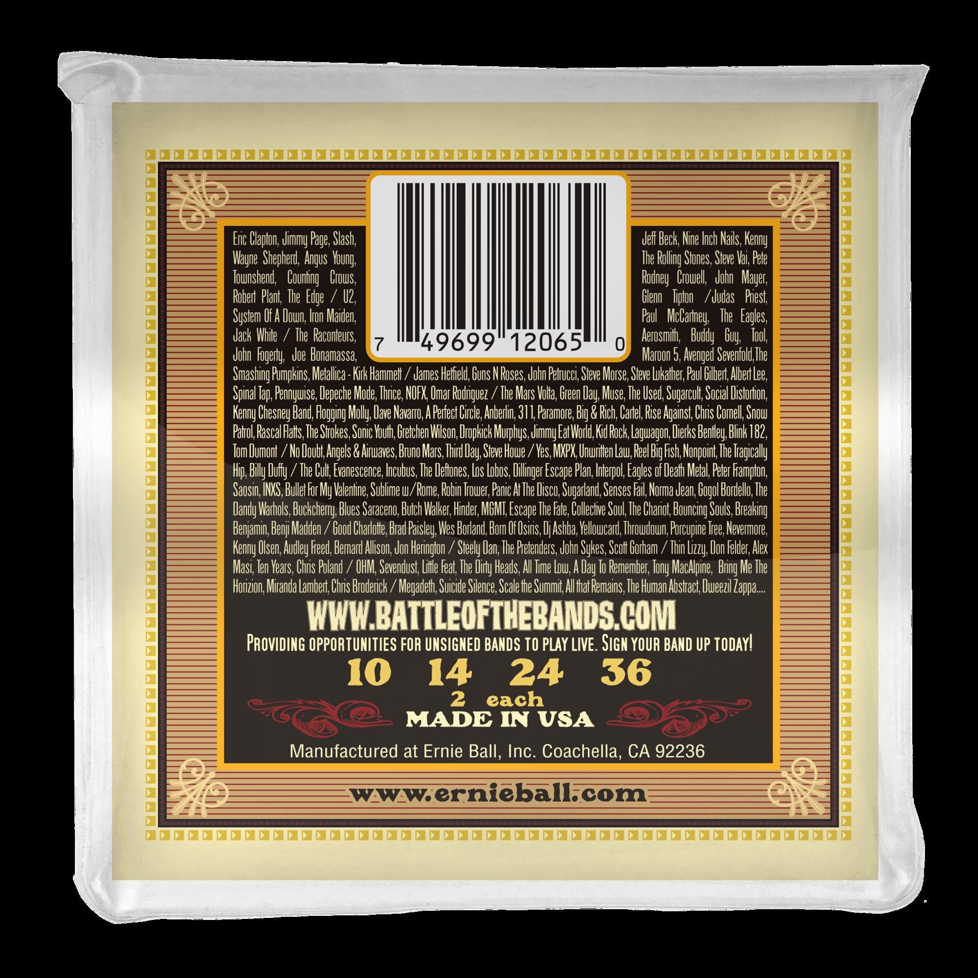 Ernie Ball 2065 Earthwood Mandolin Medium Loop End 80 20 Bronze Acoustic Guitar Strings