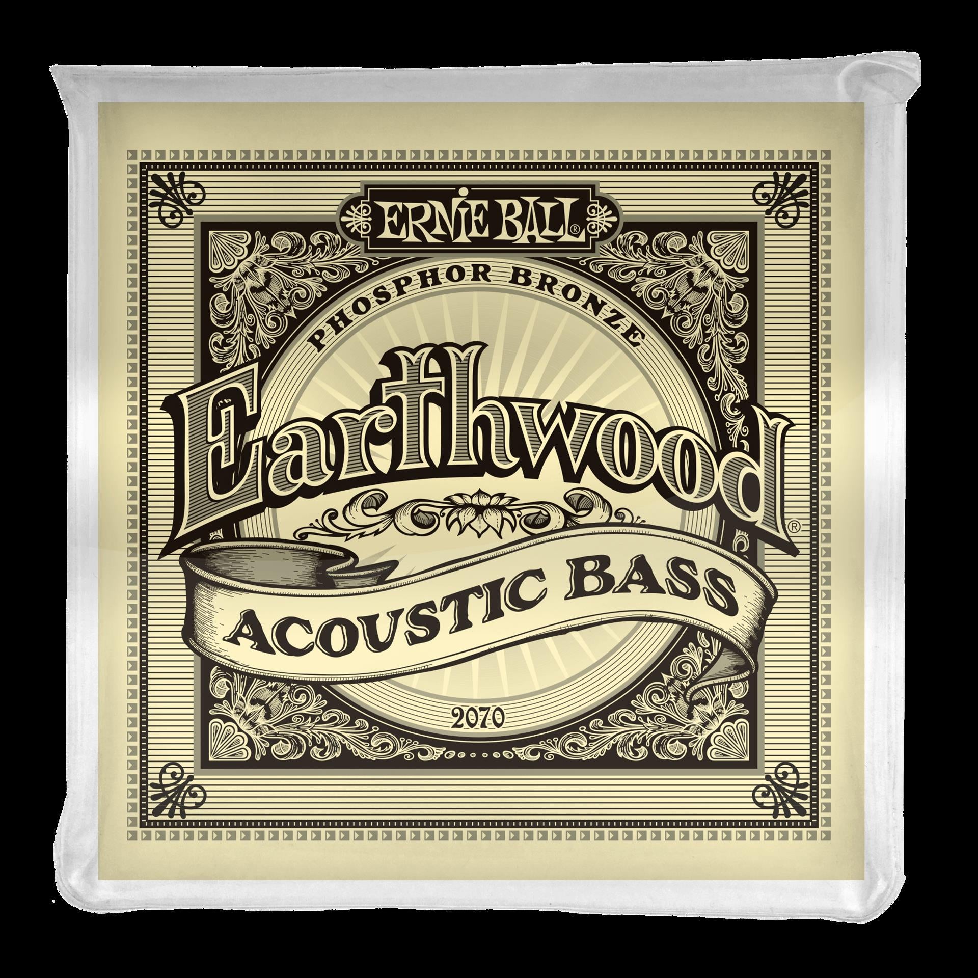 Ernie Ball 2070 Earthwood Phosphor Bronze Acoustic Bass Strings