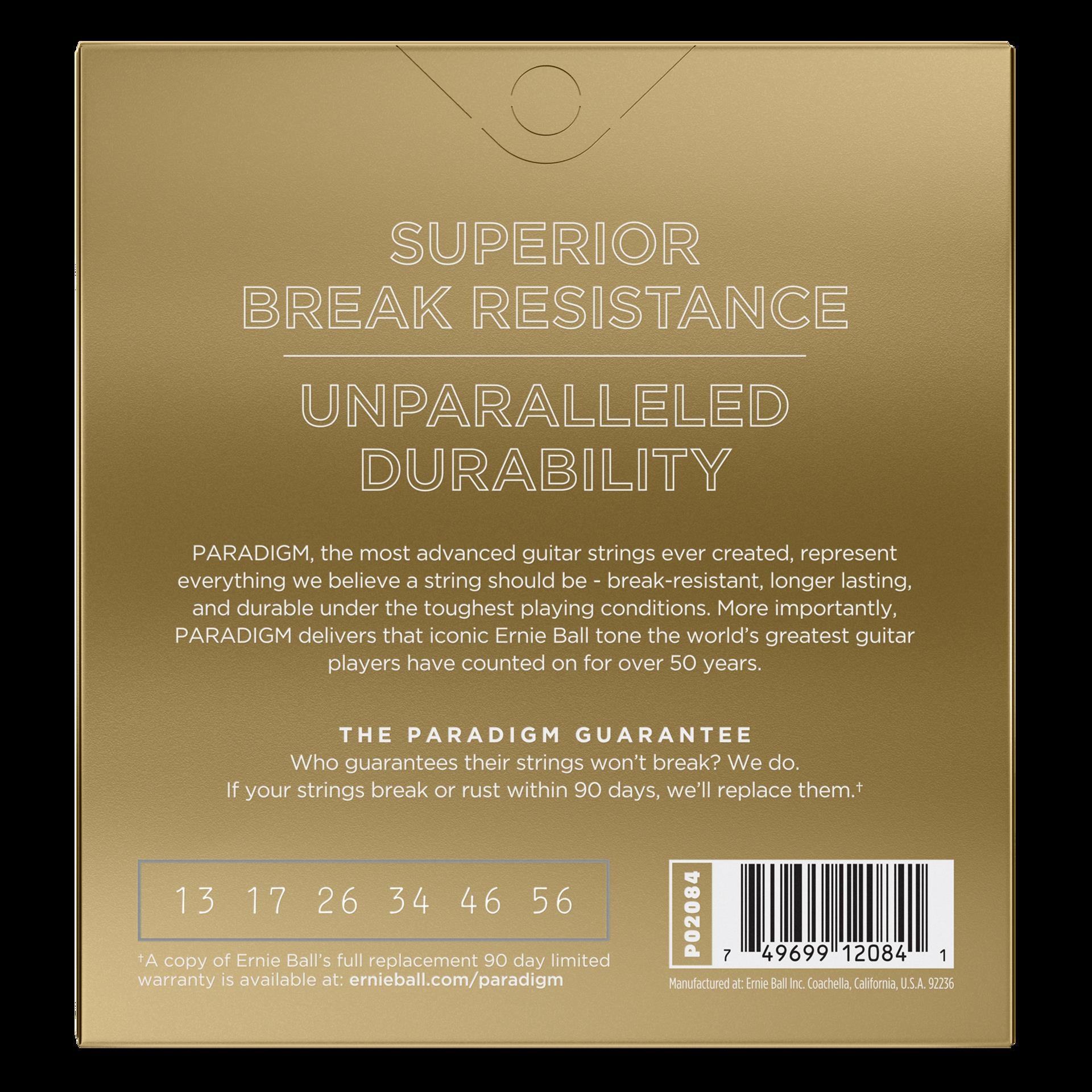 Ernie Ball 2084 Paradigm Medium 80 20 Bronze Acoustic Guitar Strings