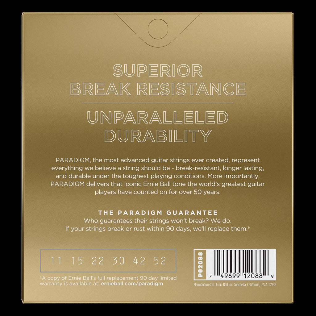 Ernie Ball 2088 Paradigm Light 80 20 Bronze Acoustic Guitar Strings