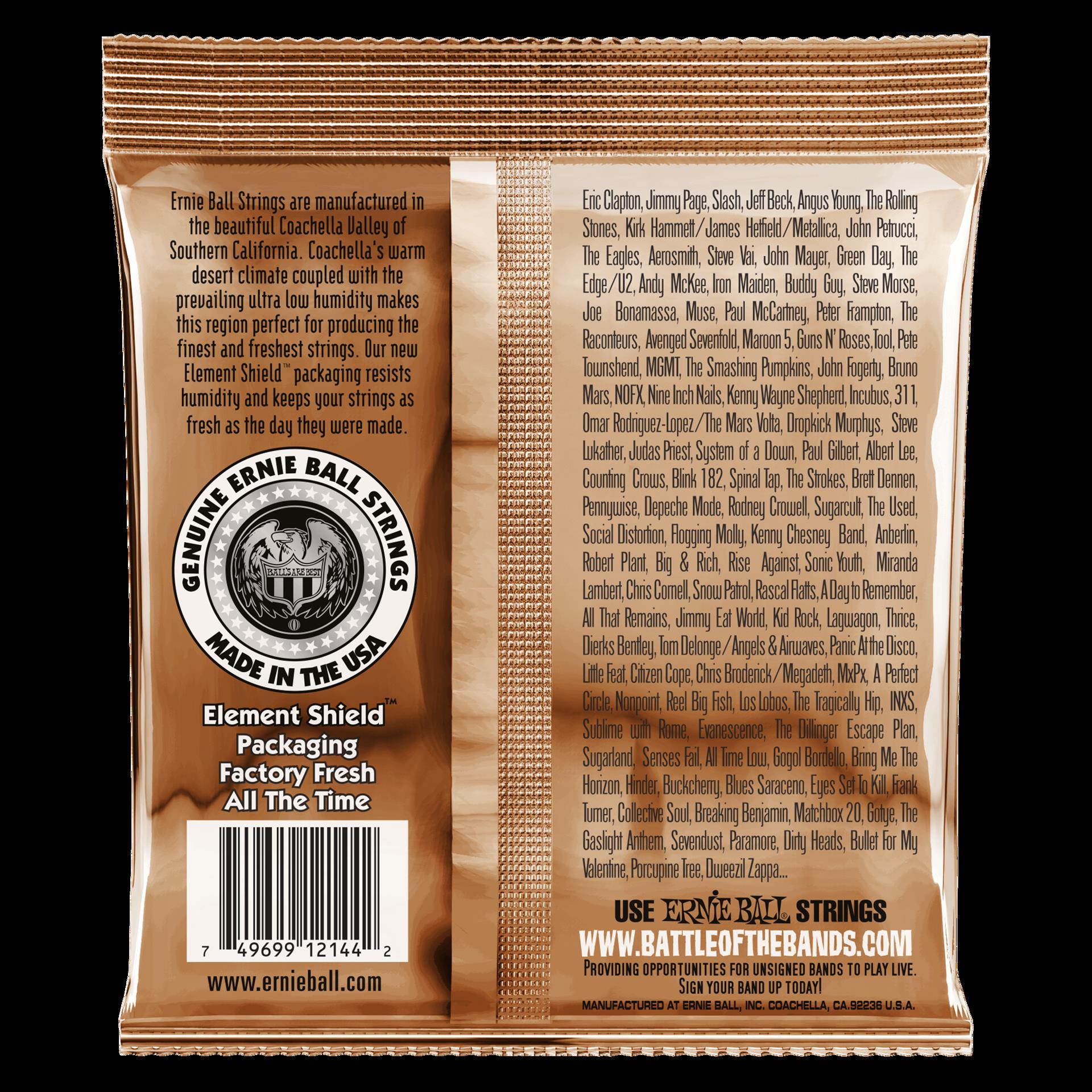 Ernie Ball 2144 Earthwood Medium Phosphor Bronze Acoustic Guitar Strings