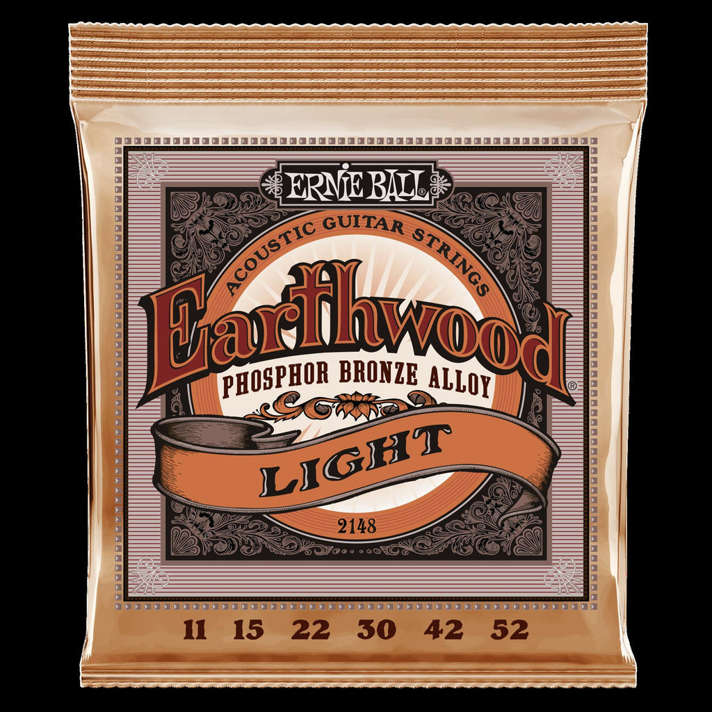 Ernie Ball 2148 Earthwood Light Phosphor Bronze Acoustic Guitar Strings