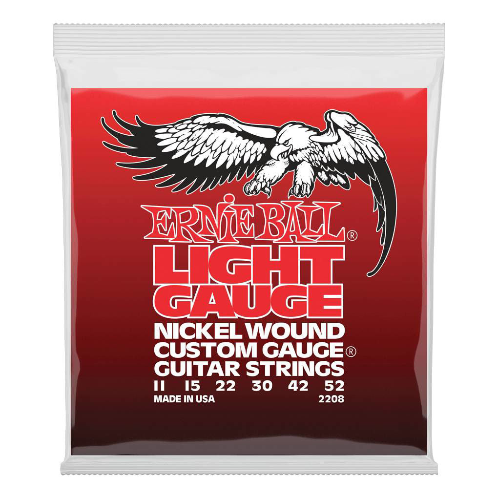 Ernie Ball Nickel Guitar - Medium - 11 - 52 - Wound G Electric Guitar Strings