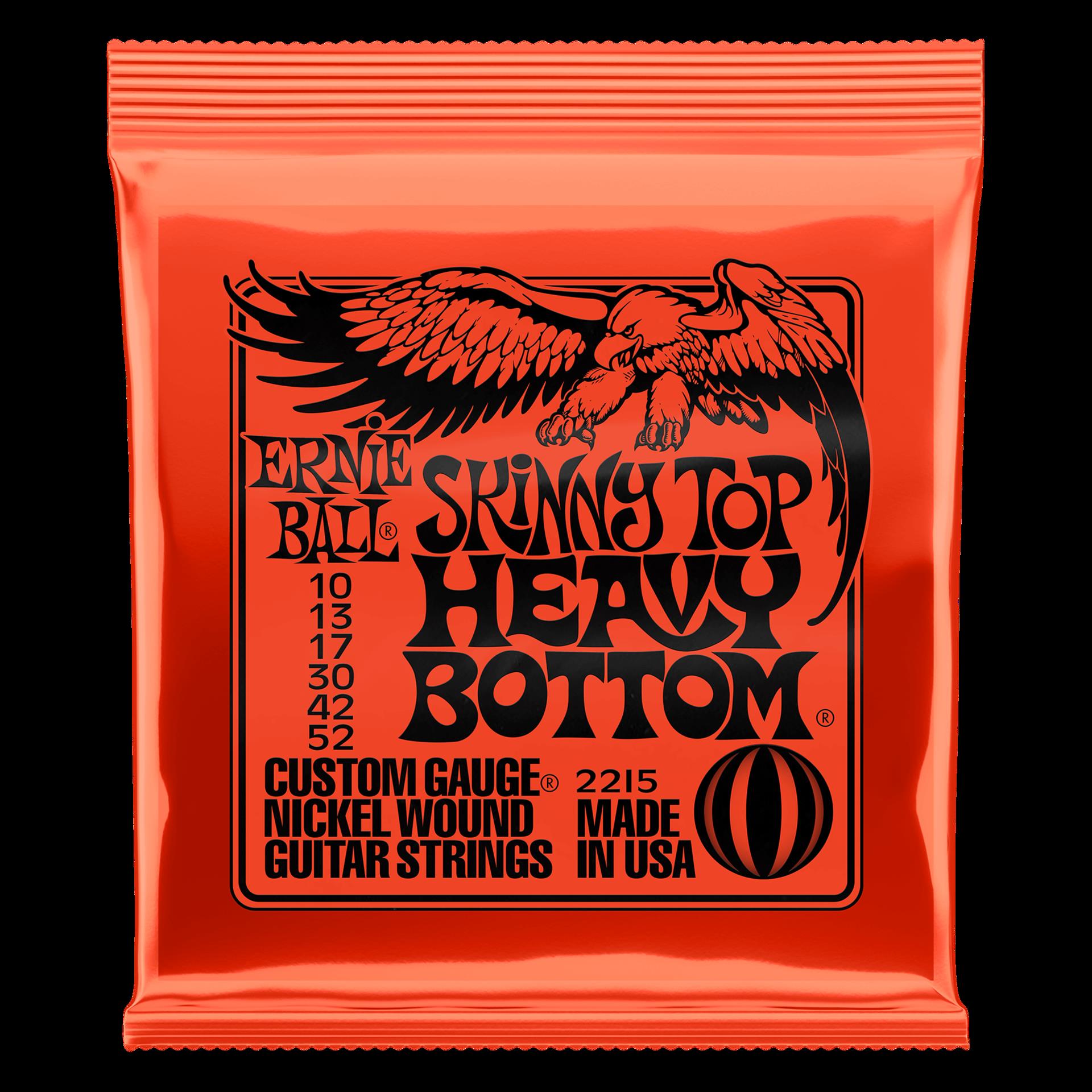 Ernie Ball 2215 Skinny Top Heavy Bottom Slinky Nickel Wound Electric Guitar Strings