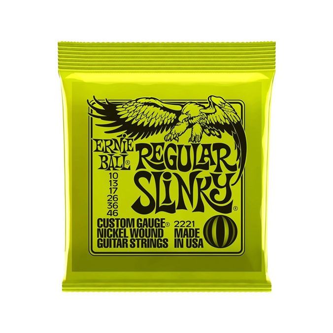 Ernie Ball 2221 Regular Slinky Nickel Wound Electric Guitar Strings