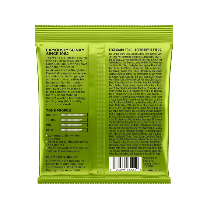 Ernie Ball 2221 Regular Slinky Nickel Wound Electric Guitar Strings
