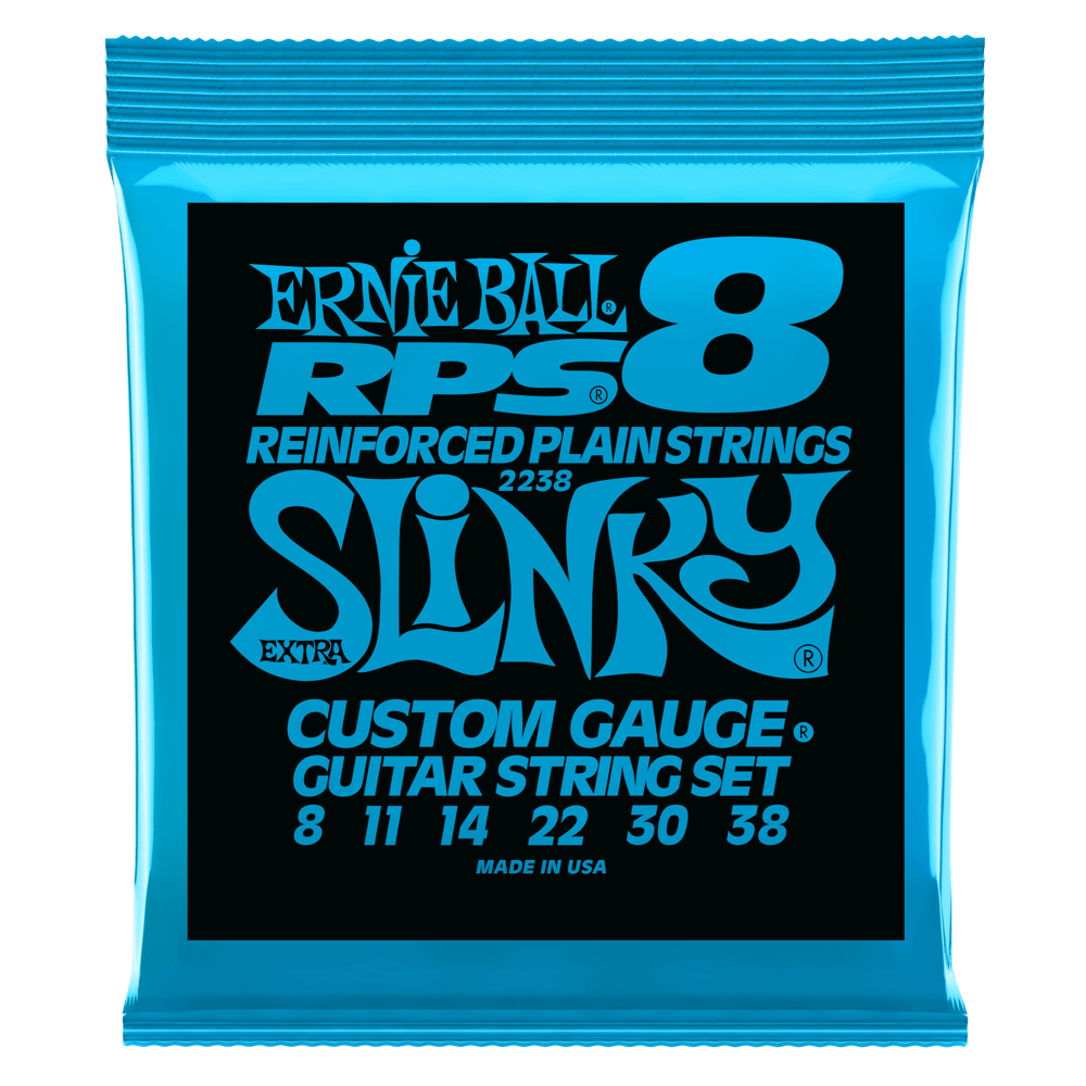 Ernie Ball Extra Slinky RPS Nickel Wound 8 - 38 Electric Guitar Strings