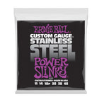 Ernie Ball E2245 11 - 48 Power Slinky Stainless Steel Wound Electric Guitar Strings