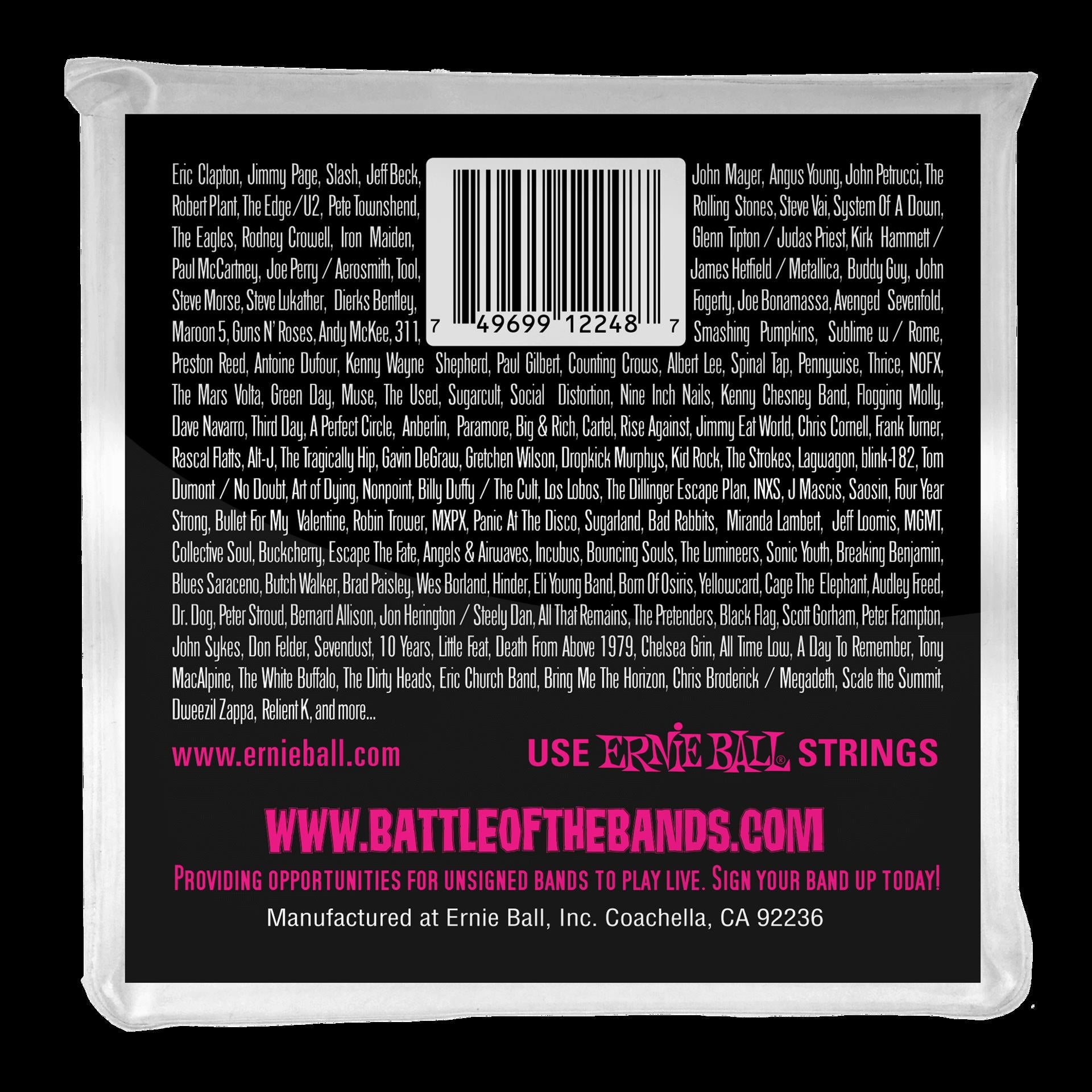 Ernie Ball 2248 Super Slinky Stainless Steel Wound Electric Guitar Strings