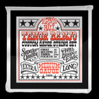 Ernie Ball 2303 Medium Loop End Stainless Steel Tenor Banjo Guitar Strings