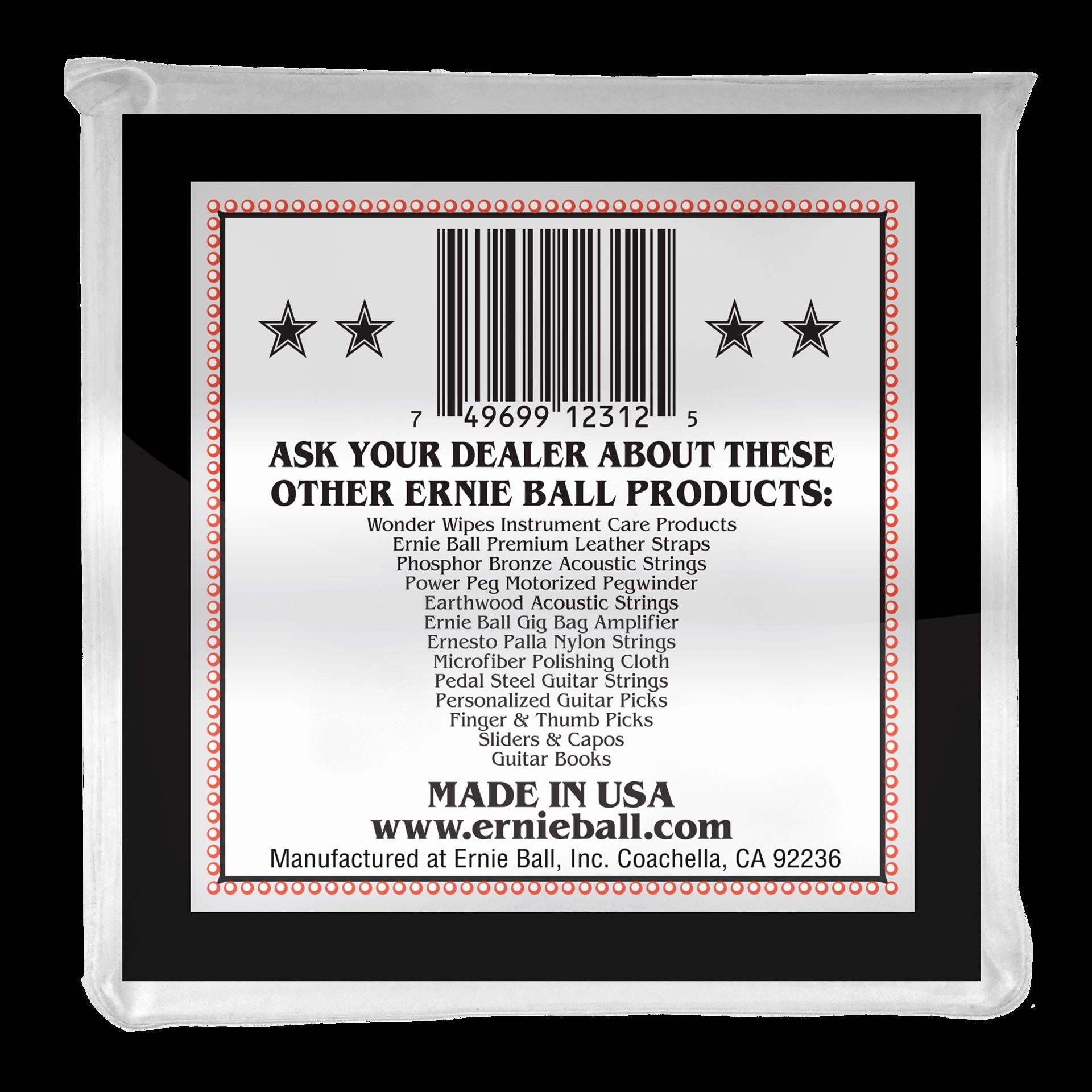 Ernie Ball 2312 Light 5-String Loop End Stainless Steel Banjo Guitar Strings