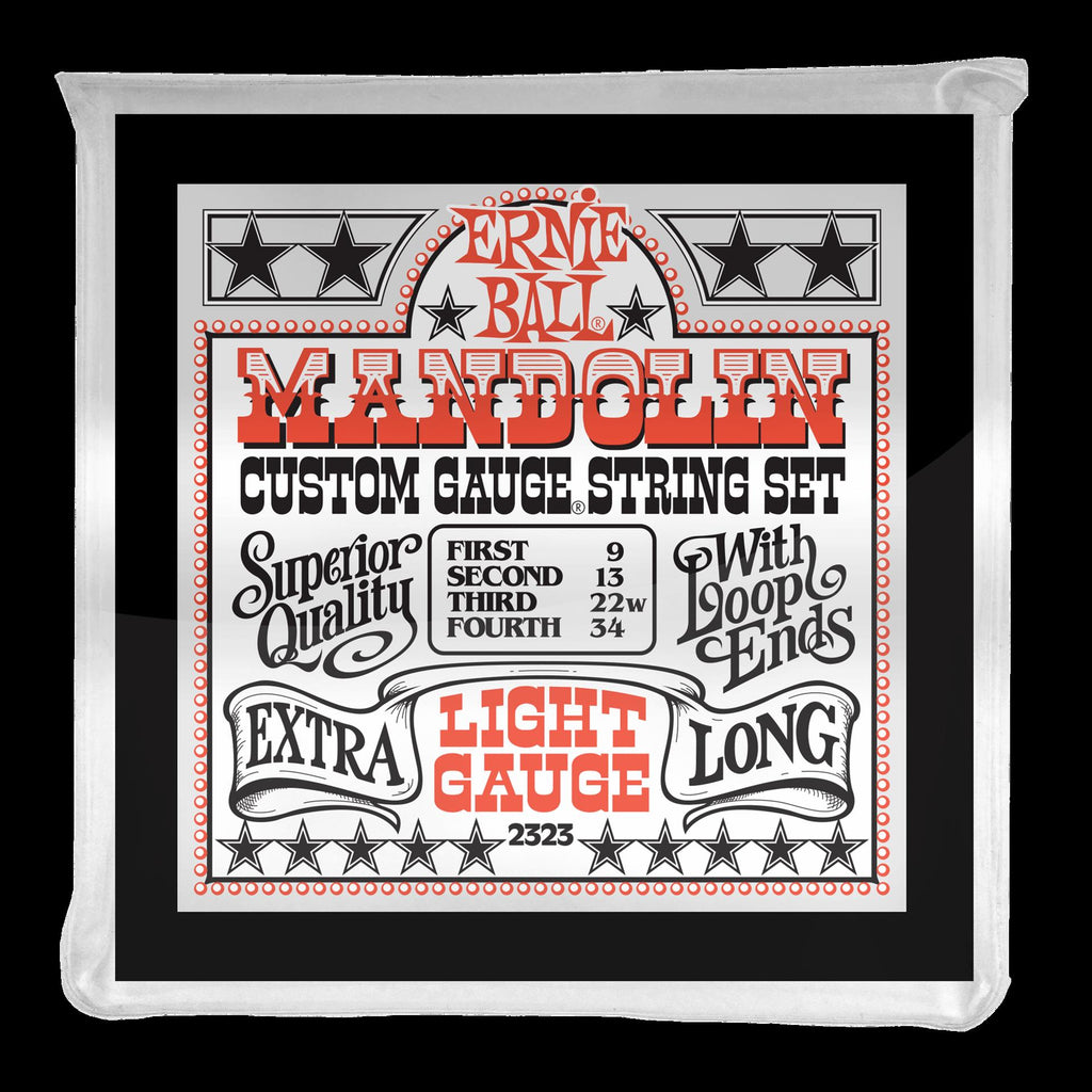 Ernie Ball 2323 Light Loop End Stainless Steel Mandolin Guitar Strings