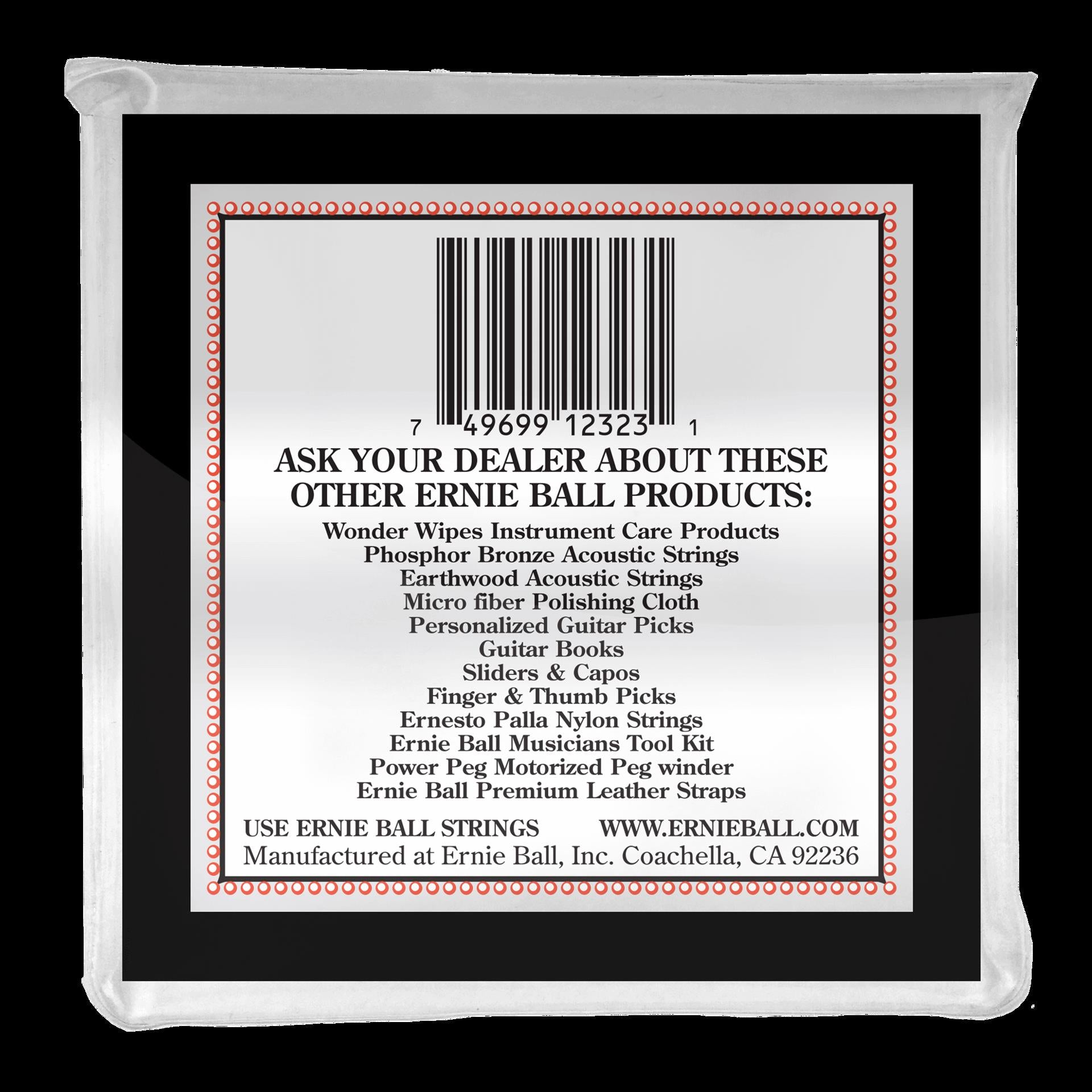 Ernie Ball 2323 Light Loop End Stainless Steel Mandolin Guitar Strings