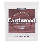 Ernie Ball Medium Light Earthwood Bell Bronze Acoustic Guitar Strings 12-54