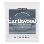 Ernie Ball Light Earthwood Bell Bronze Acoustic Guitar Strings 11-52