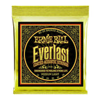 Ernie Ball 2556 12-54 Everlast Medium Light Coated 80/20 Bronze Acoustic Guitar Strings
