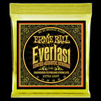Ernie Ball 2560 Everlast Light Coated 80 20 Bronze Acoustic Extra