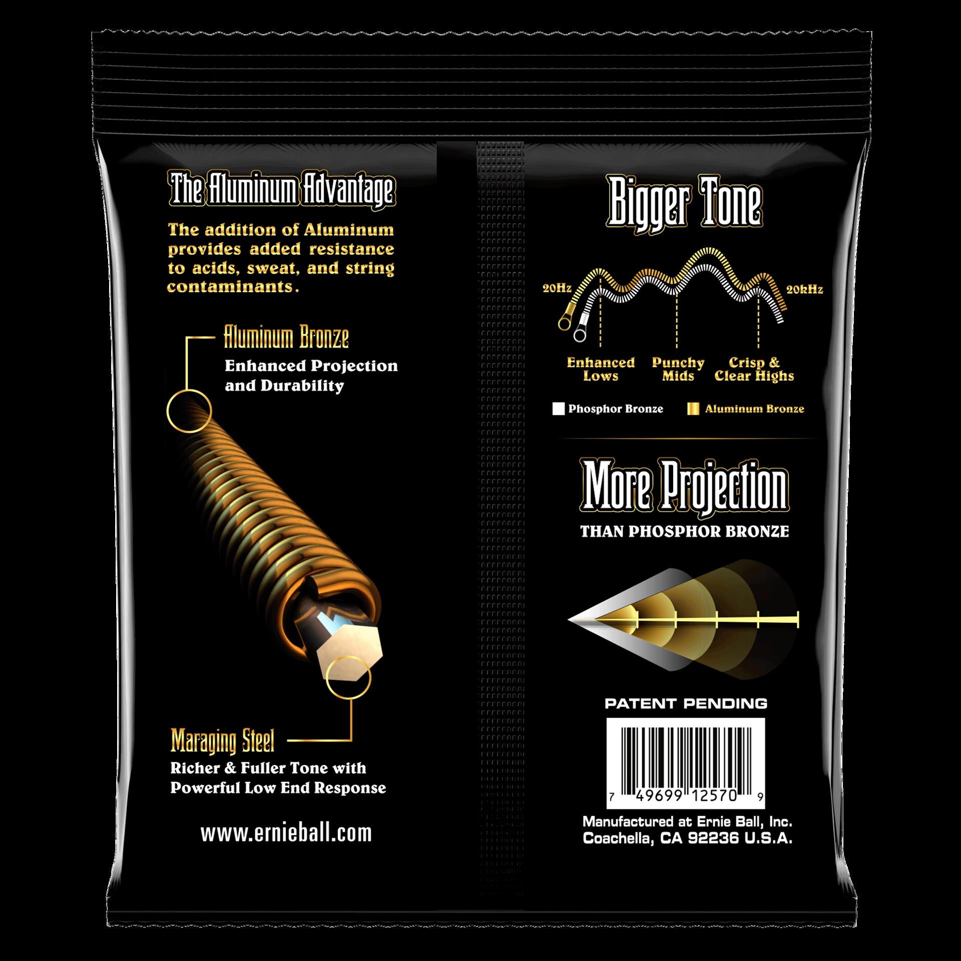 Ernie Ball 2570 Extra Light Aluminum Bronze Acoustic Guitar Strings