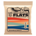 Ernie Ball Medium-Light Flatwound Electric Guitar Strings 12-52 Gauge