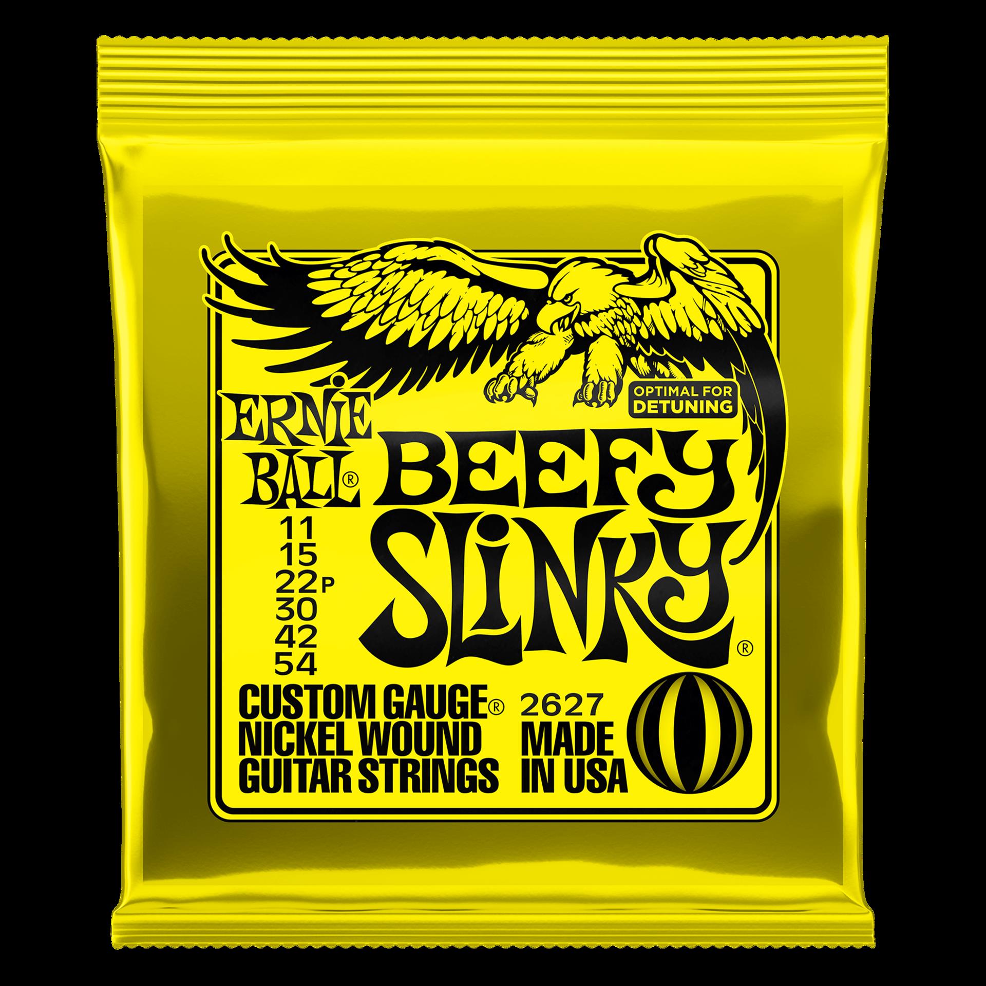 Ernie Ball 2627 Beefy Slinky Nickel Wound Electric Guitar Strings