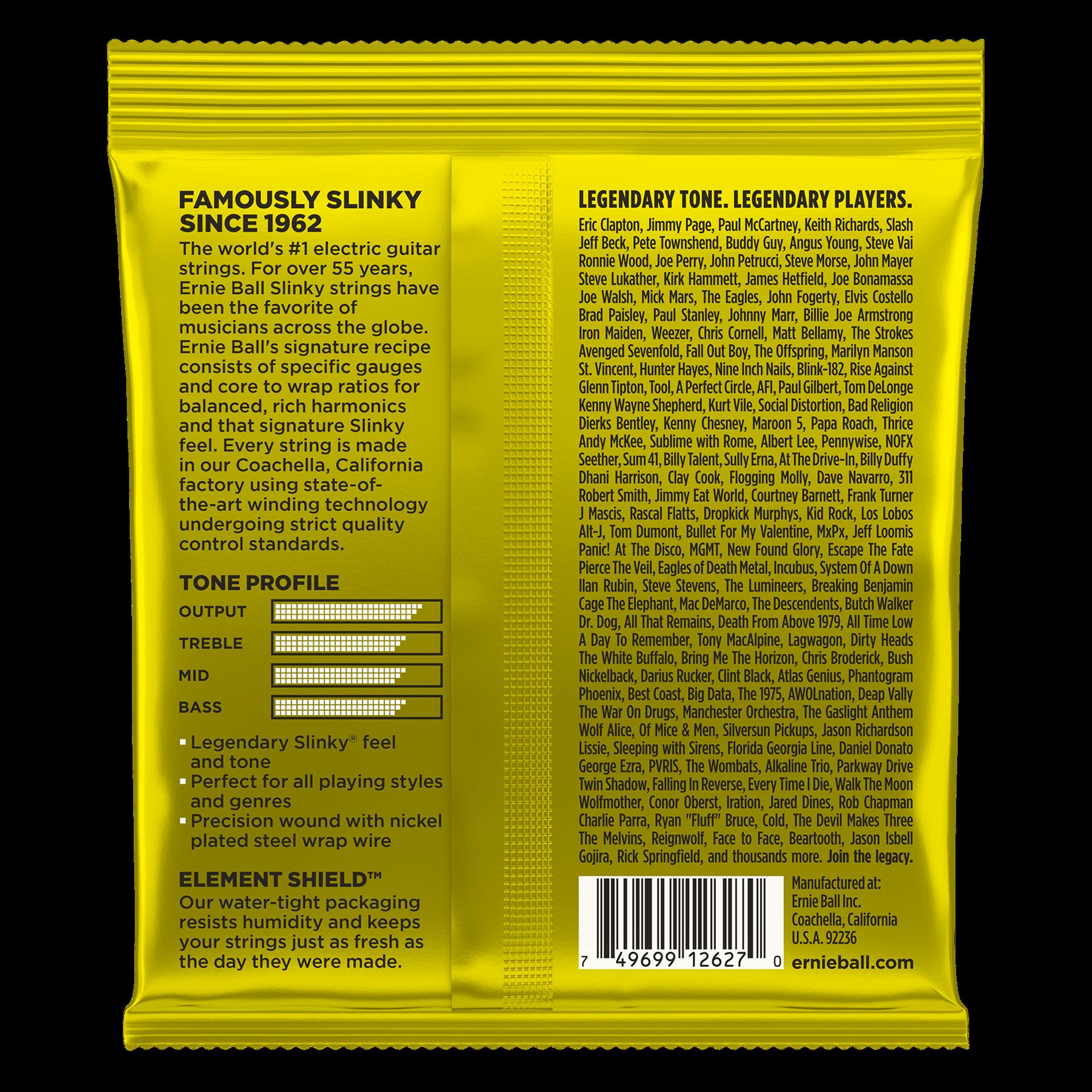Ernie Ball 2627 Beefy Slinky Nickel Wound Electric Guitar Strings