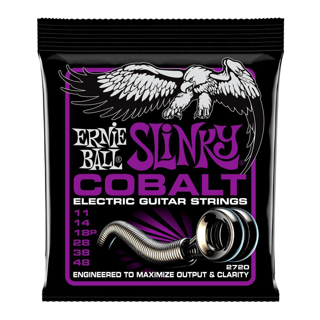 Ernie Ball 2720 11-48 Power Slinky Cobalt Electric Guitar Strings