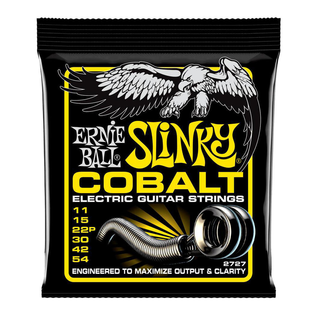 Ernie Ball E2727 11-54 Beefy Slinky Cobalt Electric Guitar Strings