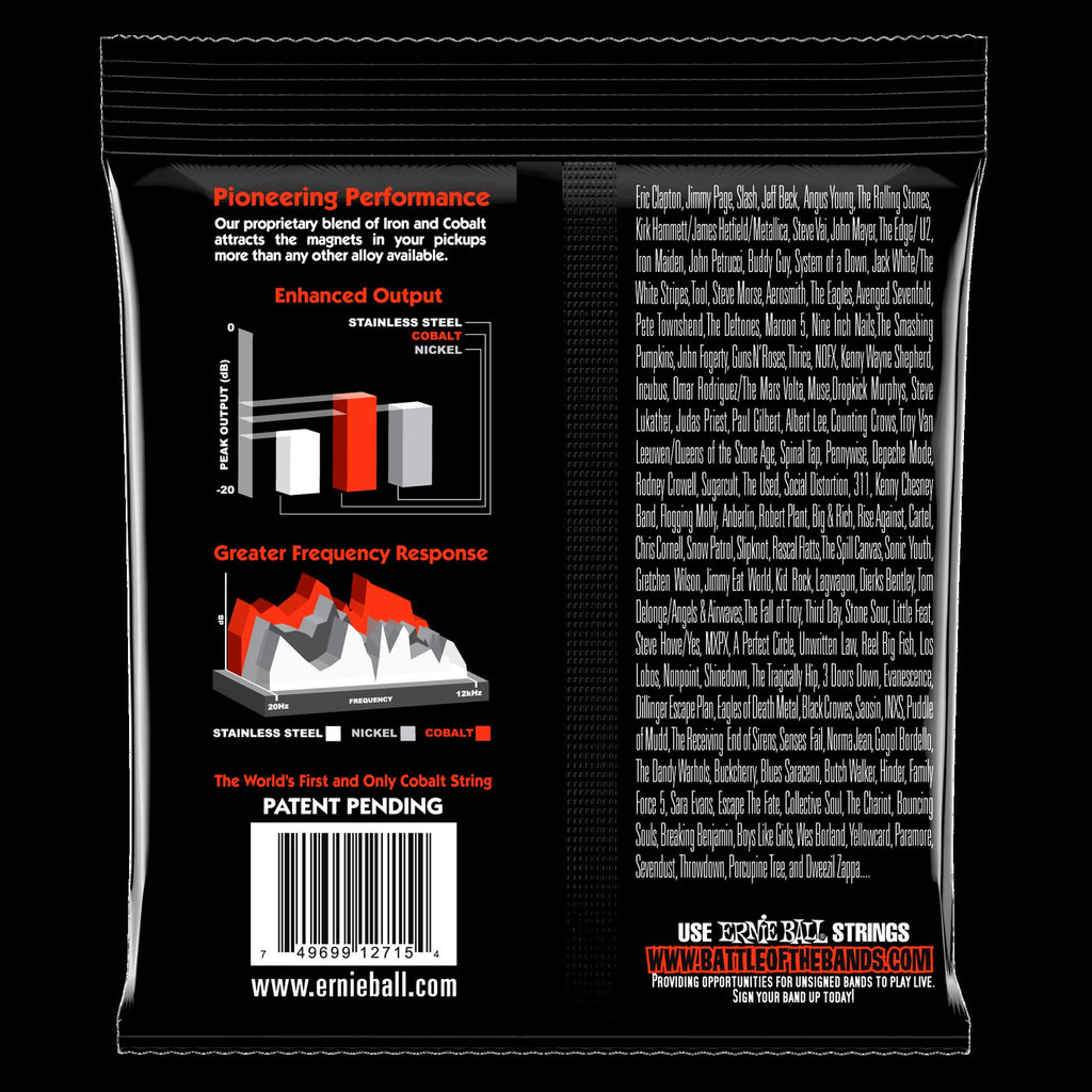 Ernie Ball 2730 Skinny Top Heavy Bottom Slinky 7-String Cobalt Electric Guitar Strings