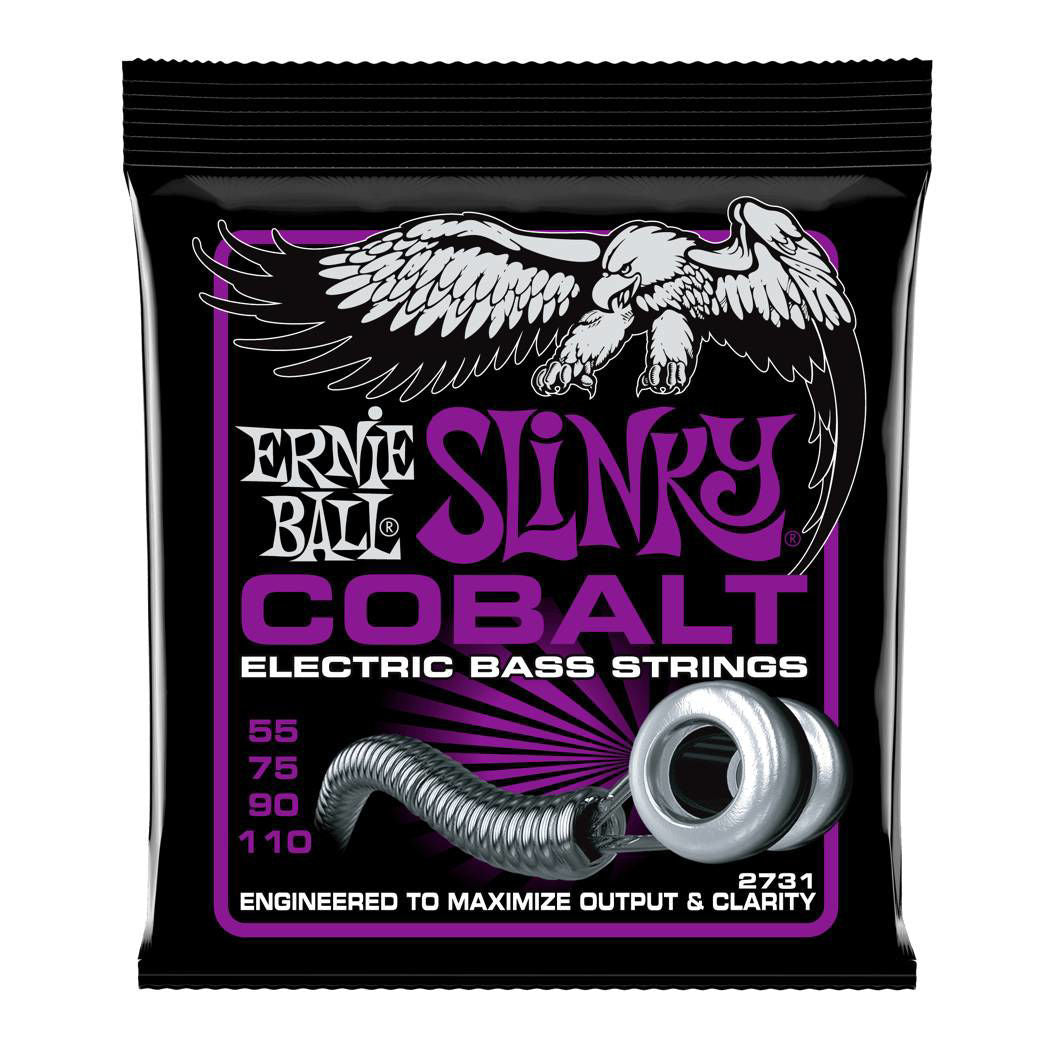 Ernie Ball 2731 55-110 Power Slinky Cobalt Electric Bass Guitar Strings