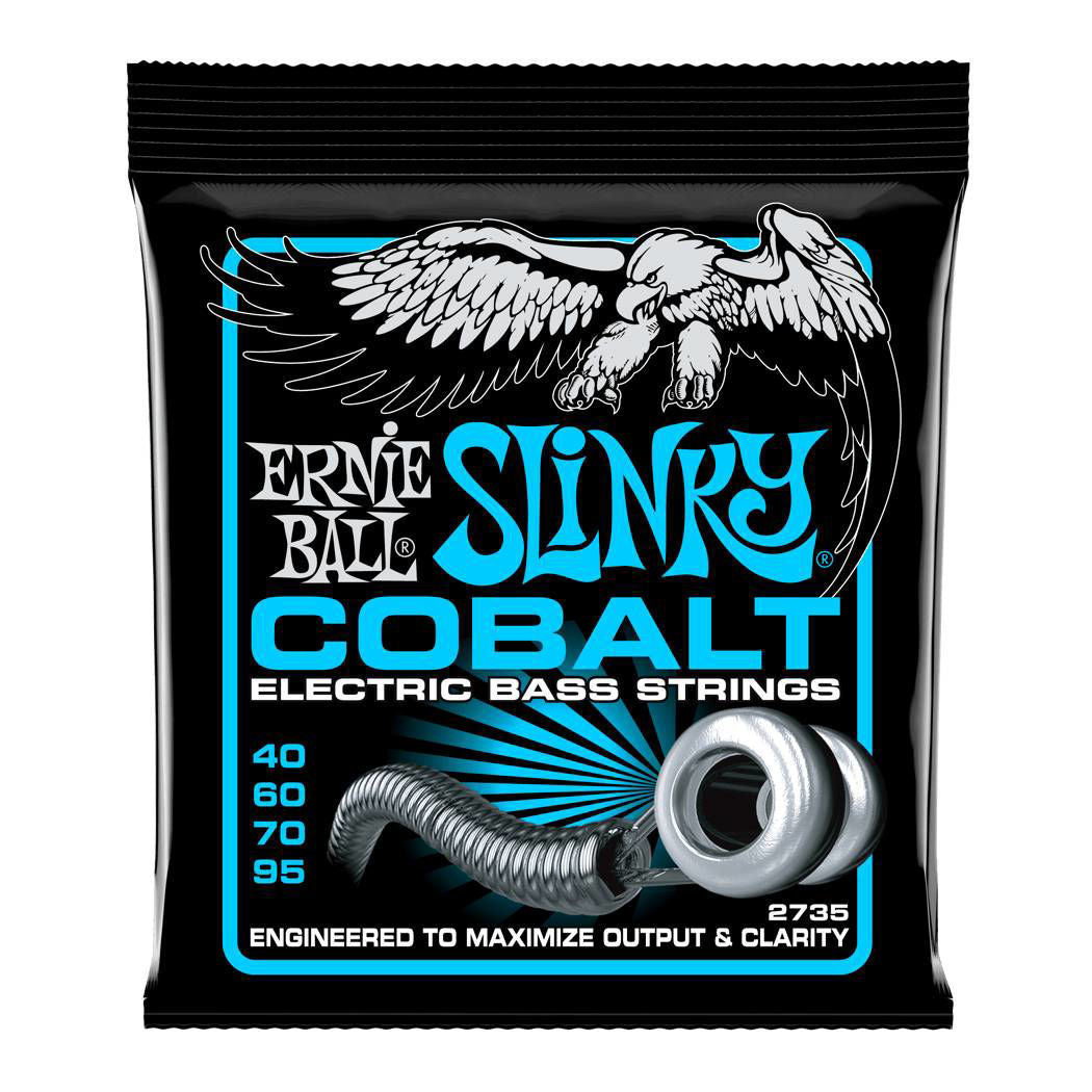 Ernie Ball 2735 40-95 Extra Slinky Cobalt Electric Bass Guitar Strings