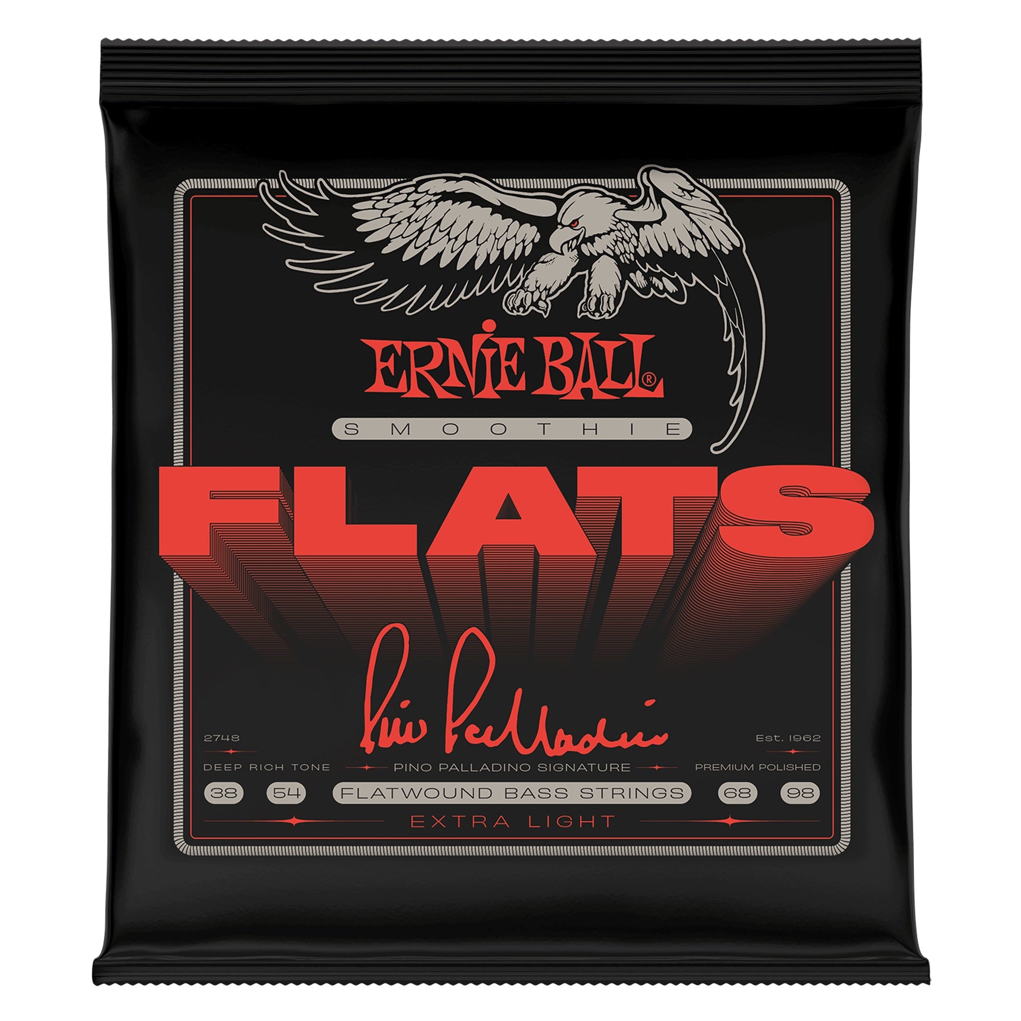 Ernie Ball 2748 38 - 98 Pino Palladino Smoothie Flatwound Bass Strings