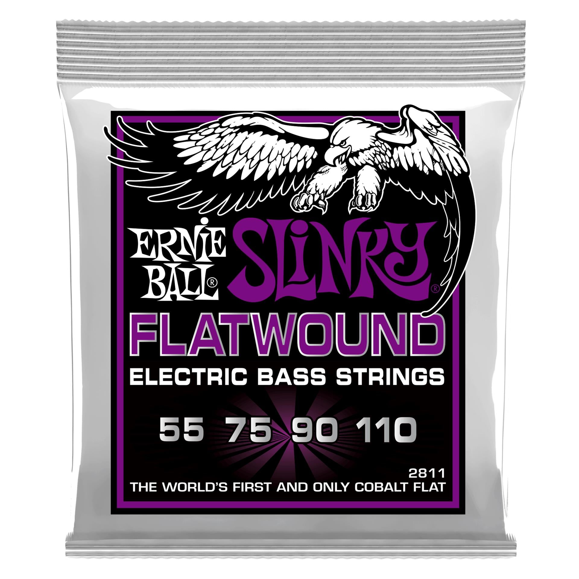 Ernie Ball 2811 Power Slinky Flatwound Electric Bass Strings