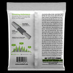 Ernie Ball 2816 Regular Slinky 5-string flatwound electric bass strings, metal coiled strings for bass guitar playing.
