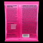 Ernie Ball Super Slinky 5-string nickel wound electric bass strings, close-up showing shiny metal winding and string details.