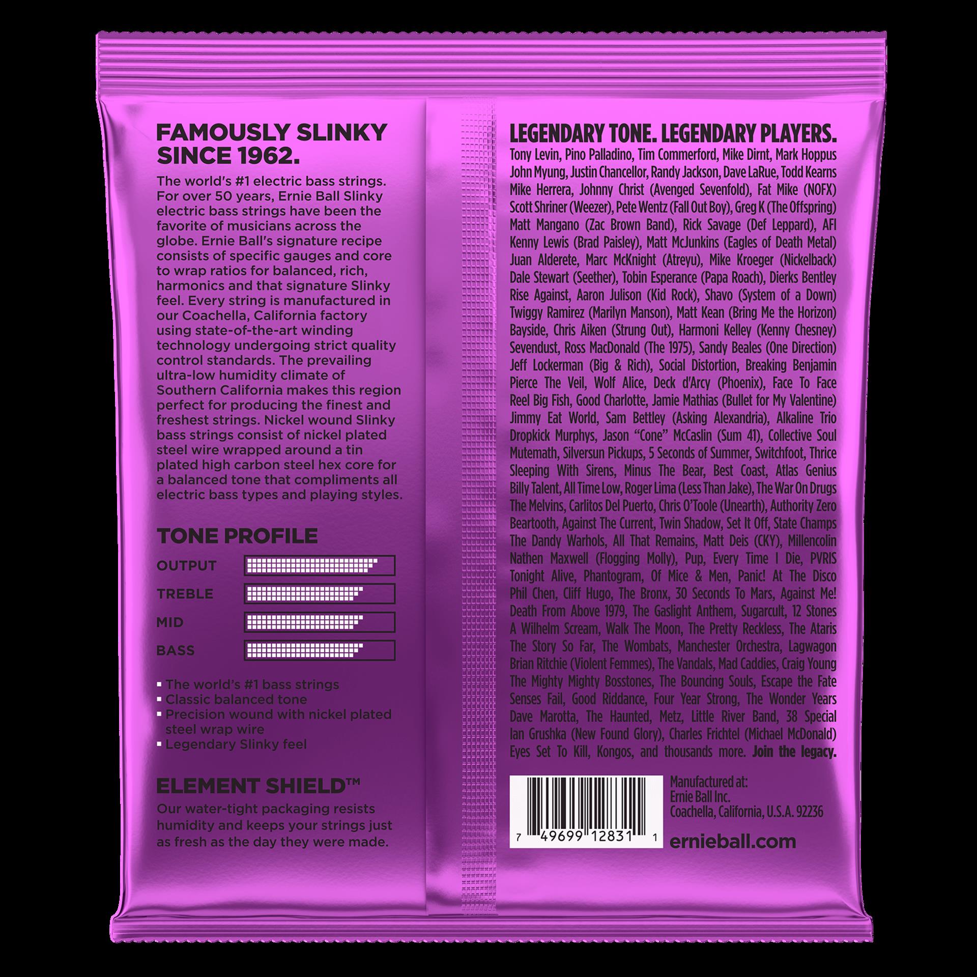 Ernie Ball 2831 Power Slinky Nickel Wound Electric Bass Strings