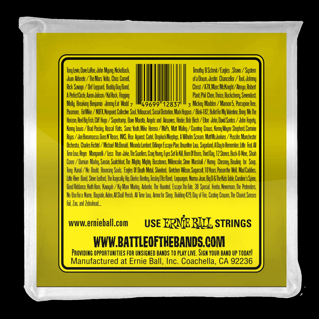 Ernie Ball 2837 Slinky 6-String with small ball end 29 5-8 scale Bass Guitar Strings