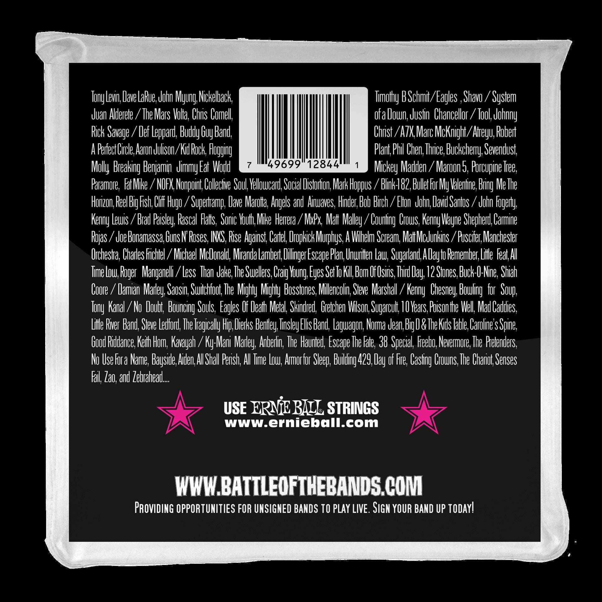 Ernie Ball 2844 Super Slinky Stainless Steel Electric Bass Strings