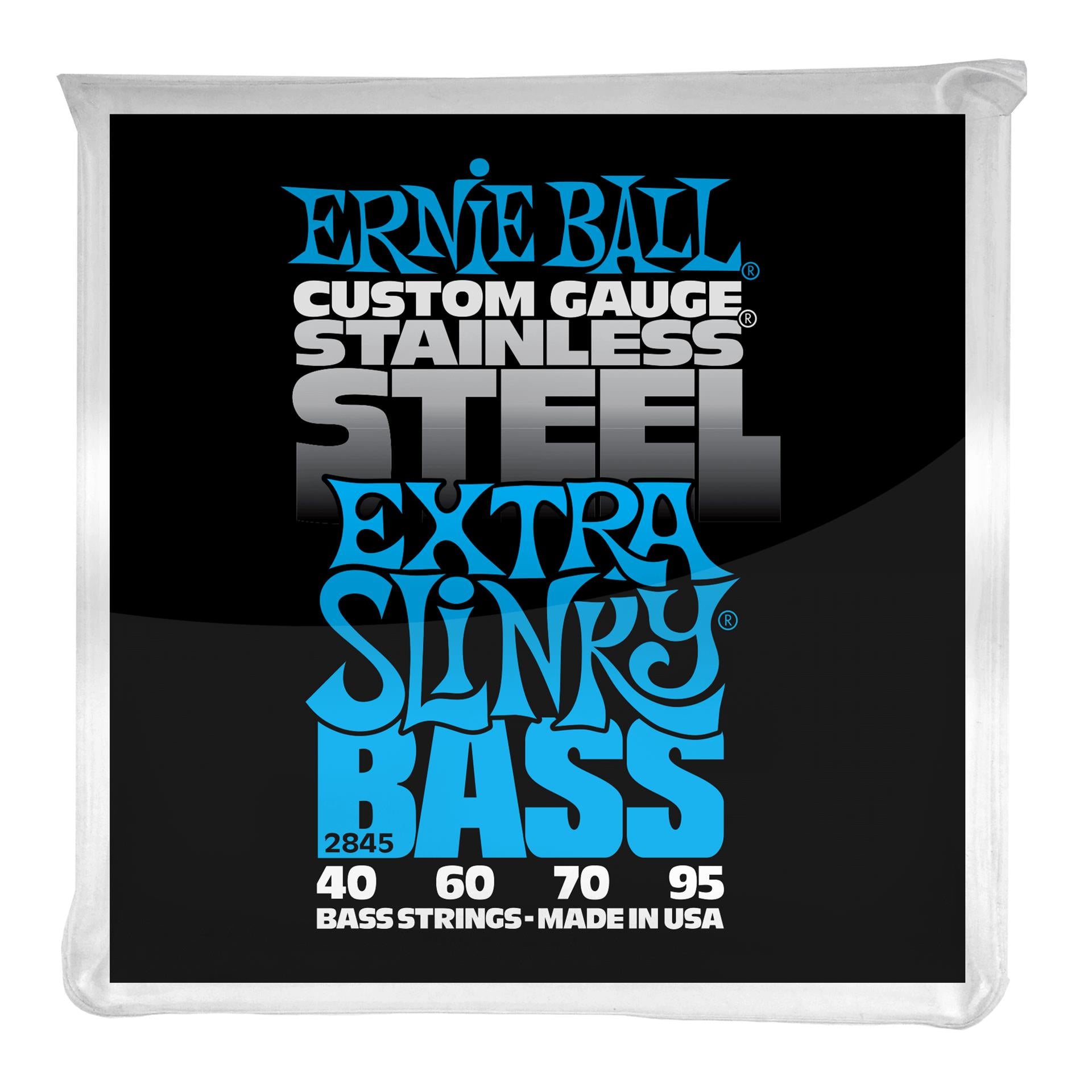 Ernie Ball 2845 Extra Slinky Stainless Steel Electric Bass Strings
