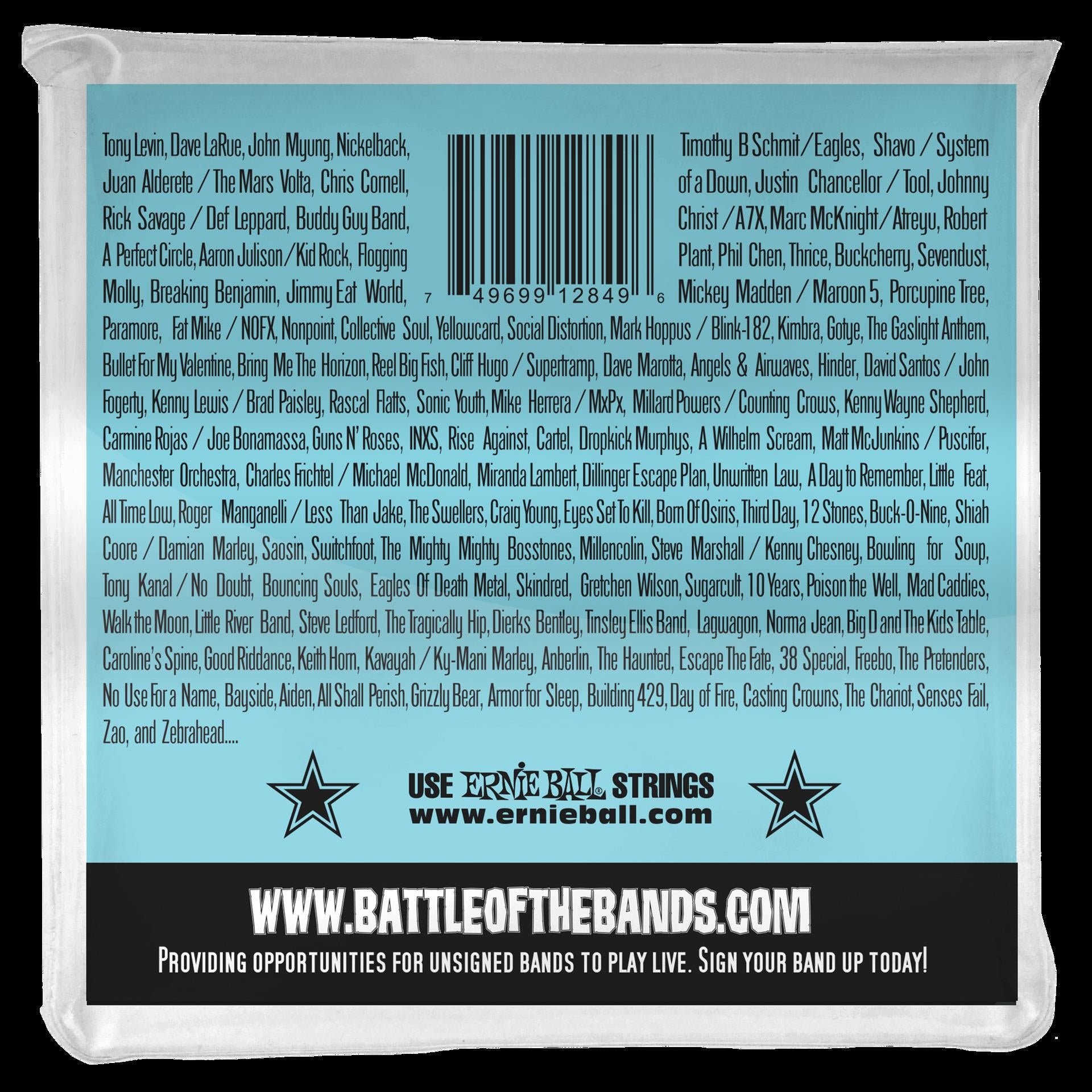 Ernie Ball 2849 Super Long Scale Slinky Electric Bass Strings