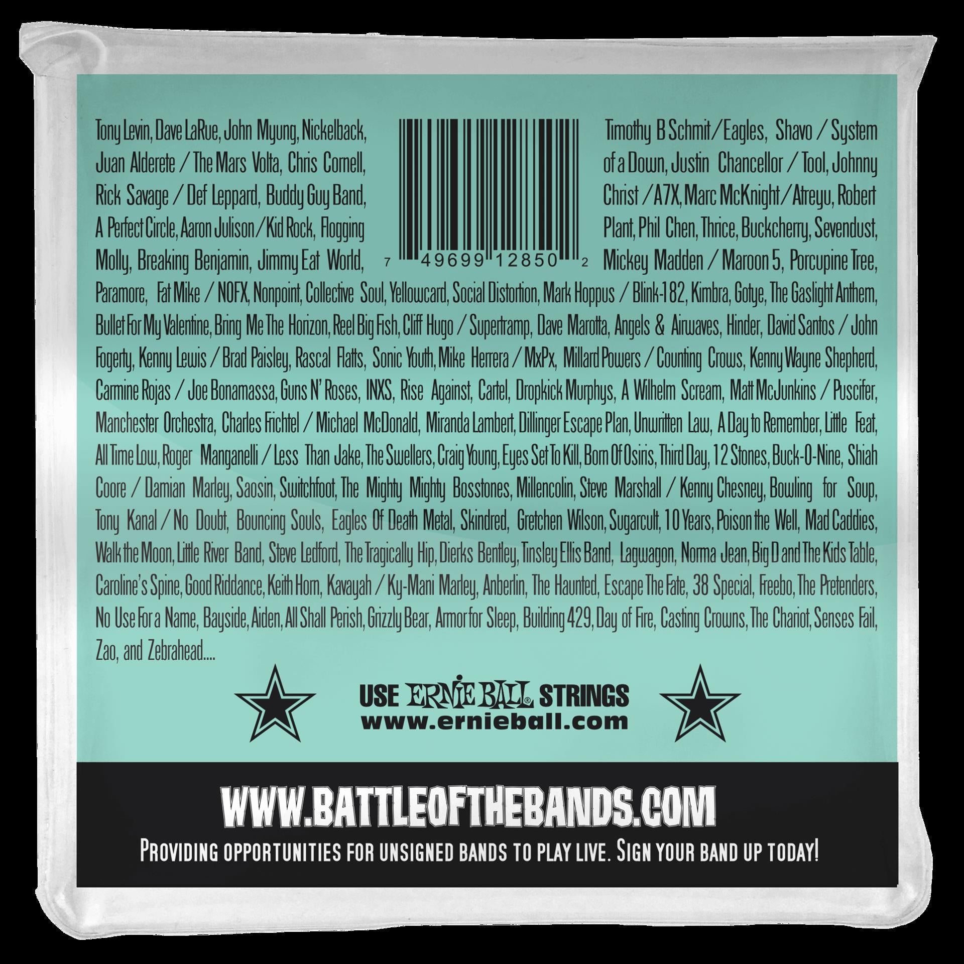 Ernie Ball 2850 Bass 5 Slinky Super Long Scale Electric Bass Strings