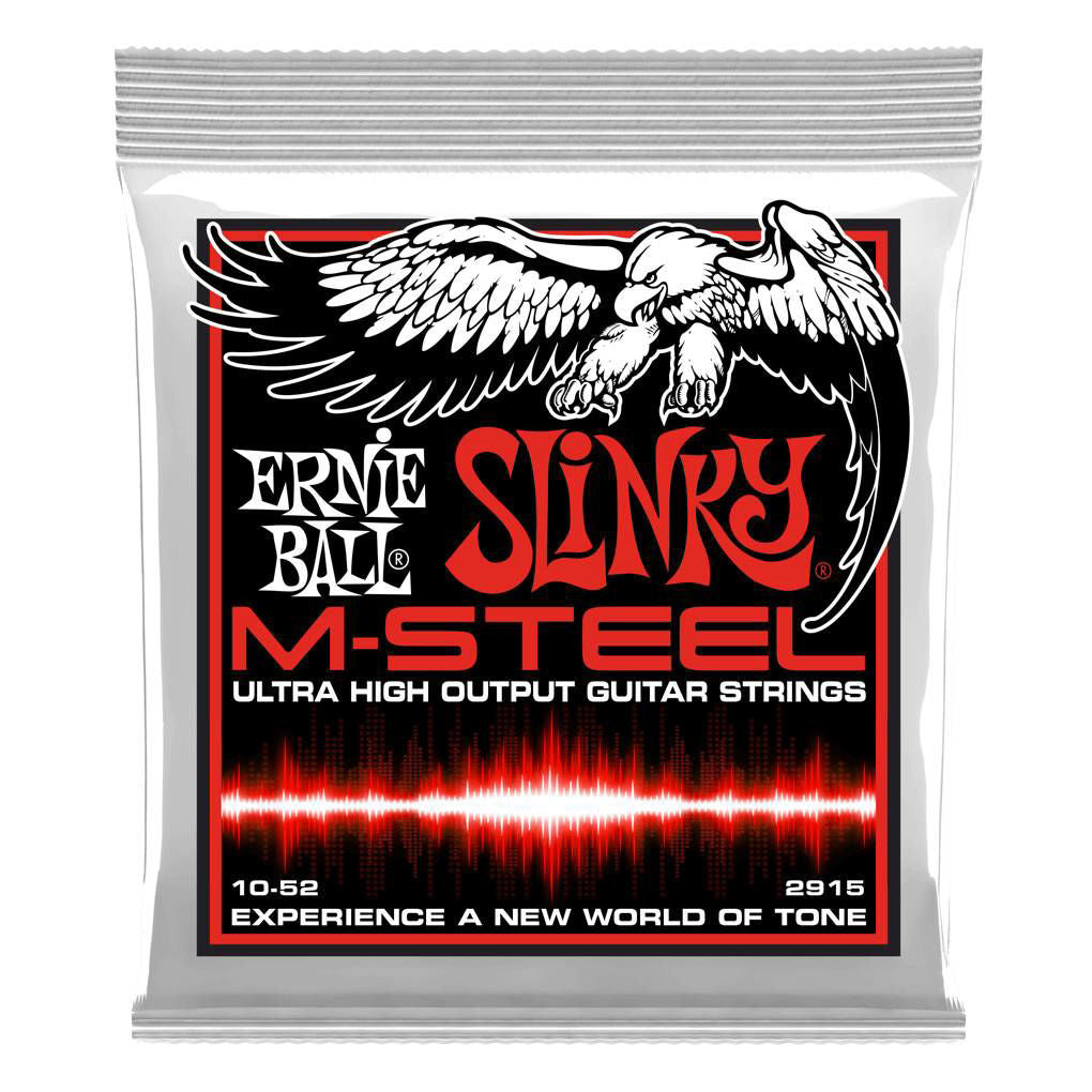 Ernie Ball Slinky M-Steel Skinny Top Heavy Bottom 10 - 52 Electric Guitar Strings